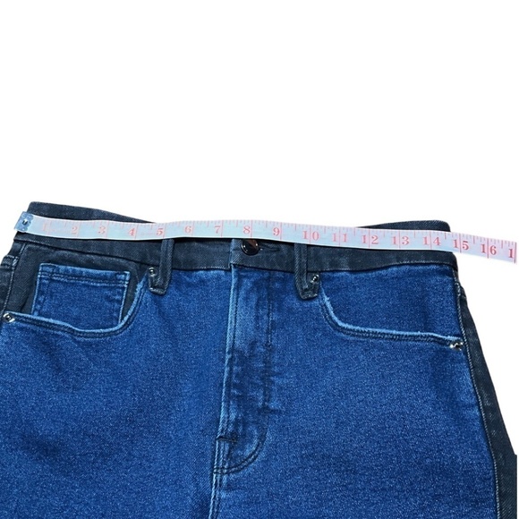 GOOD AMERICAN Good Waist Skinny Jeans 2 Colour 5 Pocket Raw Step Hem US Sz 4 27 - Picture 5 of 11